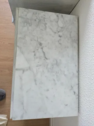 Pack cómoda y mesilla de mármol