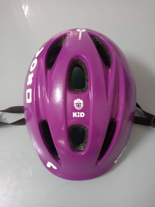 Casco Bicicleta Niña Morado