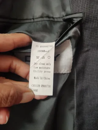 Americana DKNY Gris Hombre.