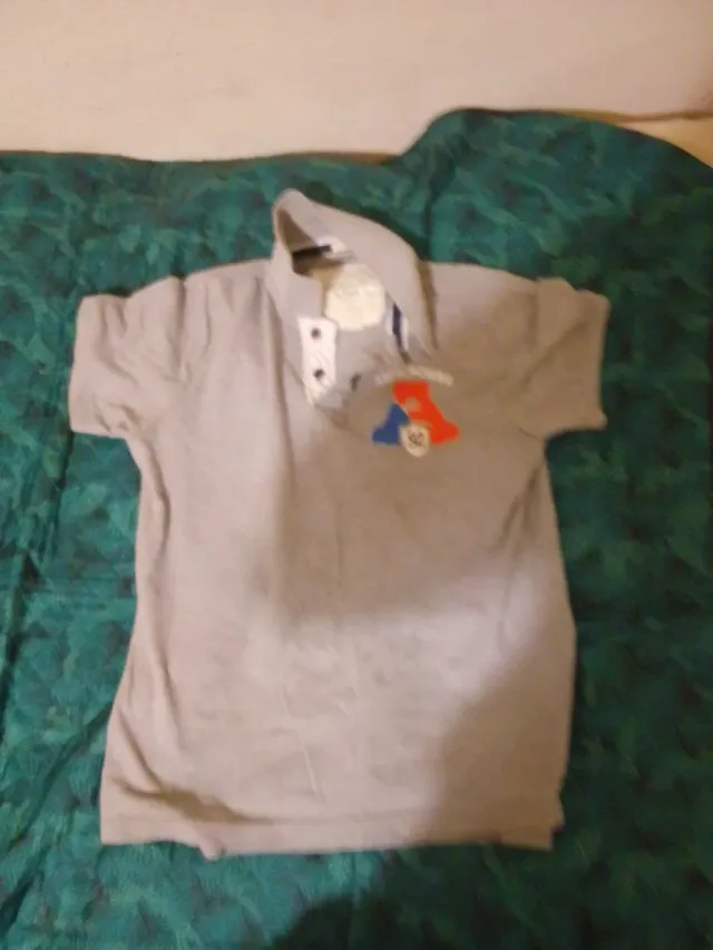 Polo Gris Abercrombie & Fitch