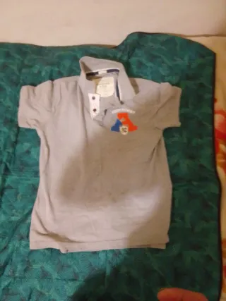 Polo Gris Abercrombie & Fitch