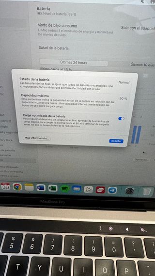 MacBook Pro 13 M1 2020 16GB Gris/Plata