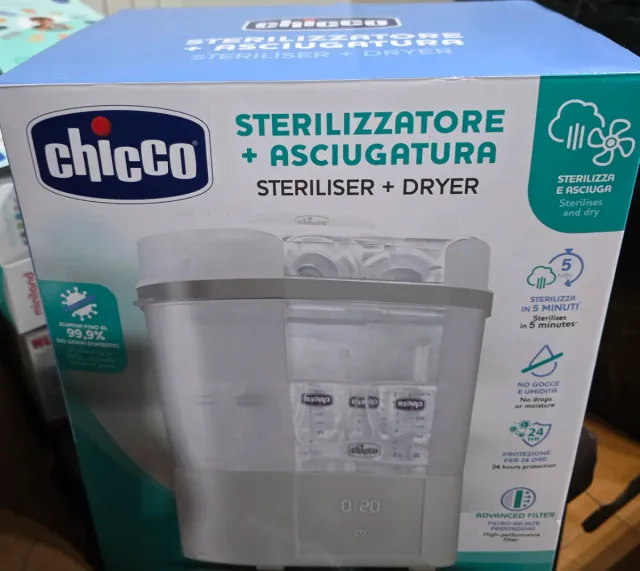 Esterilizador y Secador Chicco+Funda universal ros