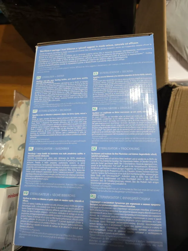 Esterilizador y Secador Chicco+Funda universal ros