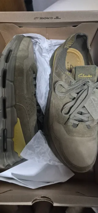 Zapatos Clarks Hombre Verde