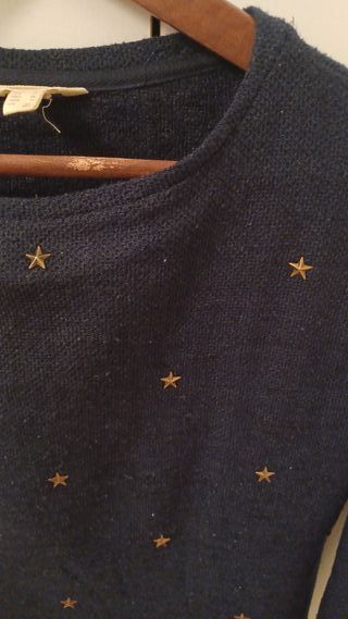 Jersey Springfield azul con estrellas doradas