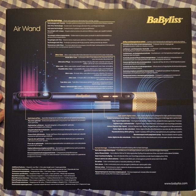 BaByliss Air Wand Asciugacapelli, Piatta e Styler NUOVO