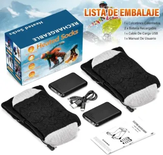 Calcetines Calefactables + 2 Baterías