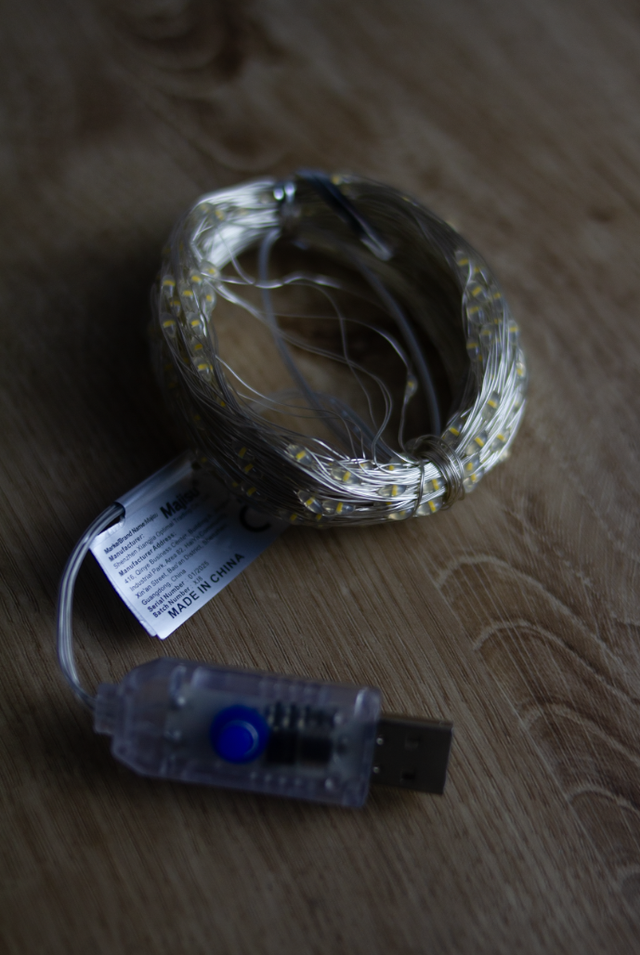 300 Luzes LED USB 30m Cobre Aquecido 8 Modos NATAL