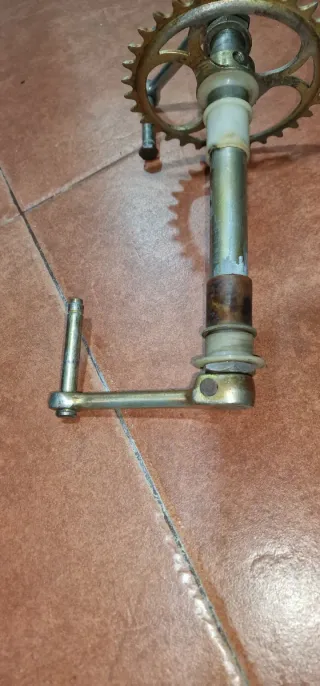 Eje basculante con pedales Rieju RV/Marathon