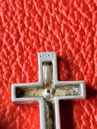 2 Colgantes Cruz de Plata 925