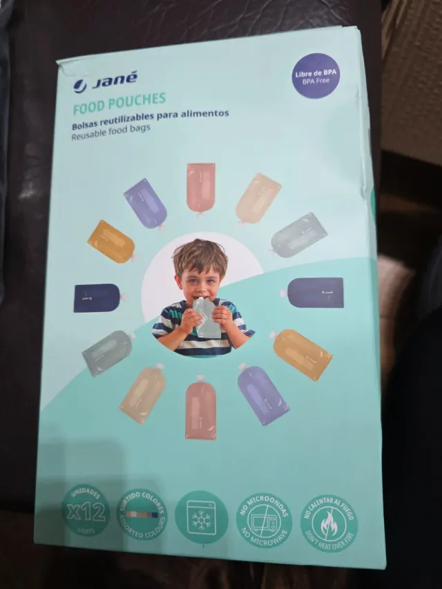 Jané Food Pouches Reutilizables x12