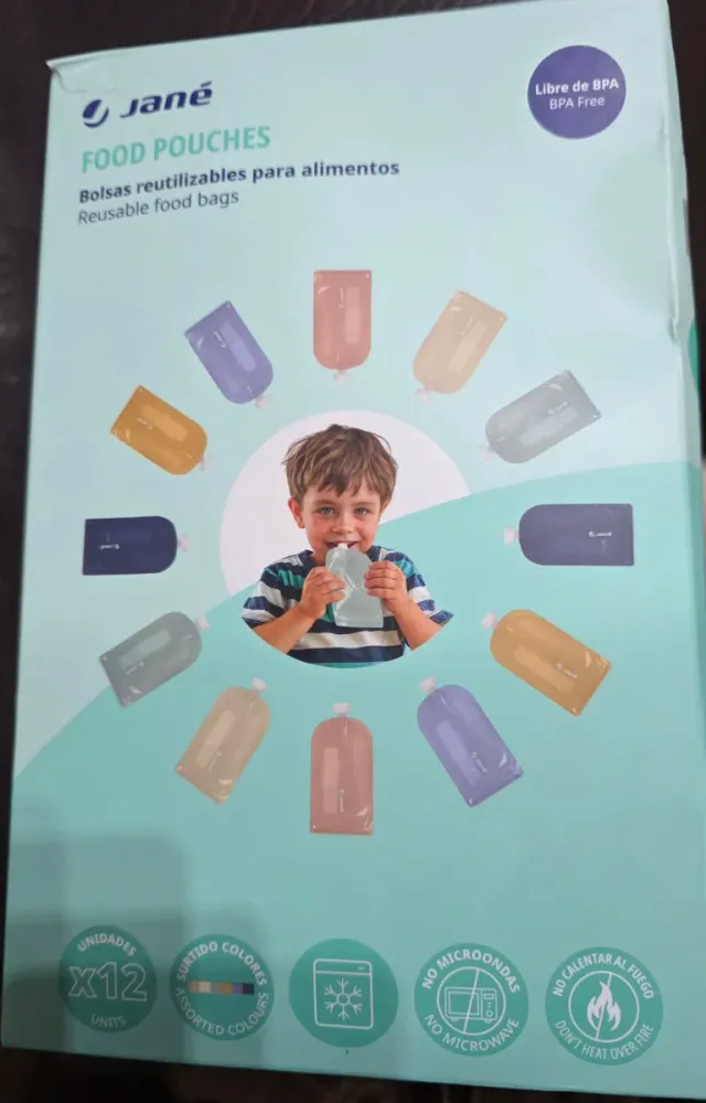 Jané Food Pouches Reutilizables x12