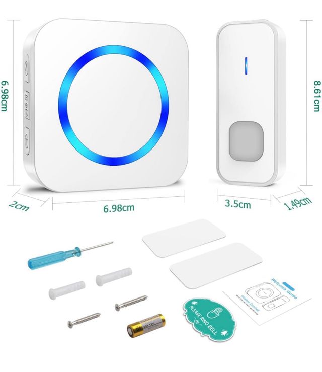 NUOVO! Timbre inalambrico 400m alcance a estrenar