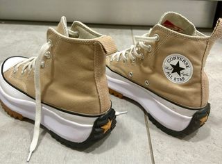 Converse Plataforma Beige Mujer. muy poco uso