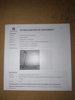 Patinete Eléctrico Xiaomi Essential