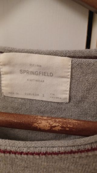 Jersey Springfield gris cenefas fino