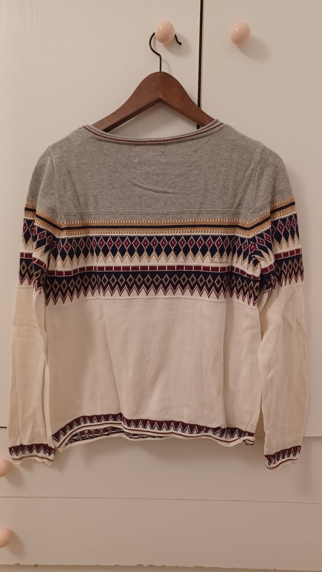 Jersey Springfield gris cenefas fino