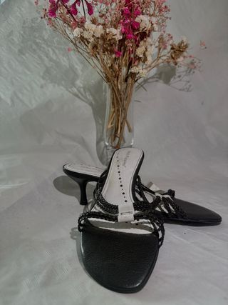 Zapatos Tacón Hush Puppies Negros