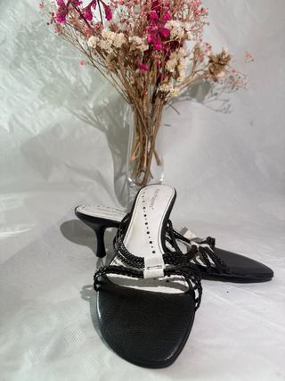 Zapatos Tacón Hush Puppies Negros