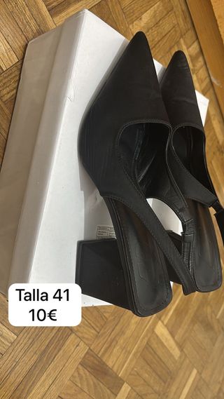 Zapato tacón negro talla 41