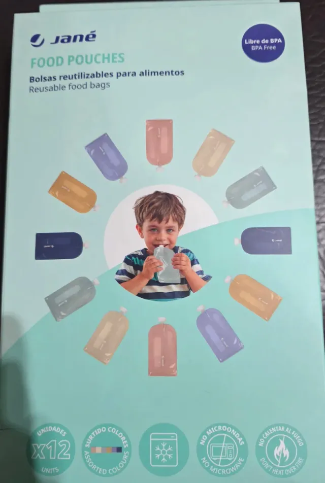 Bolsas Reutilizables Jané Food Pouches x11
