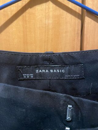Pantalón Zara Negro Talla 38