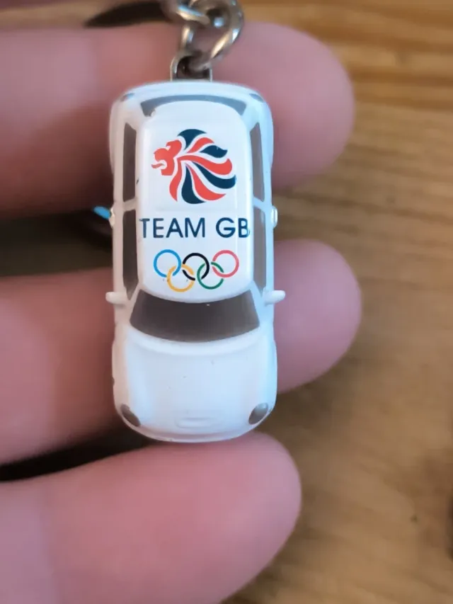 Portachiavi Mini Cooper Team GB Corgi