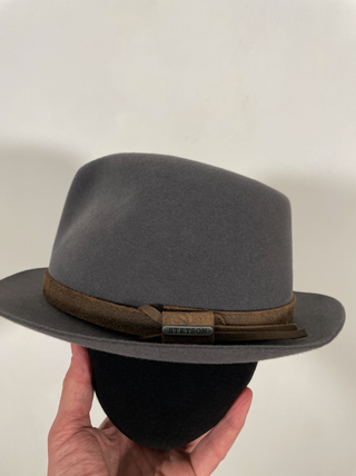 Sombrero Stetson Fieltro Carnell Gris