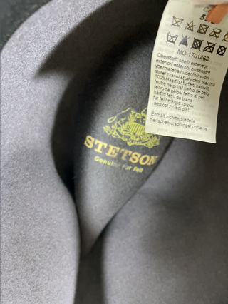 Sombrero Stetson Fieltro Carnell Gris