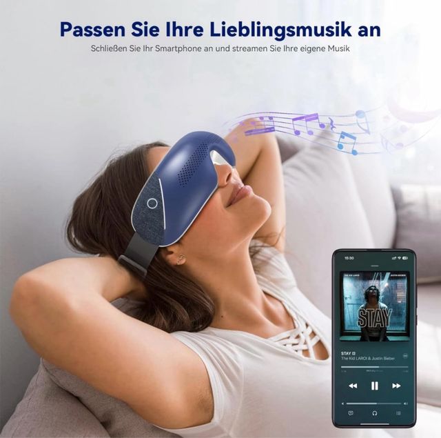 NUEVO! Massaggiatore oculare con Bluetooth e musica