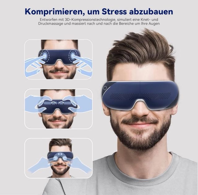 NUEVO! Massaggiatore oculare con Bluetooth e musica