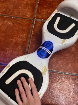 Hoverboard Patín Eléctrico Blanco, marca BLUOKO