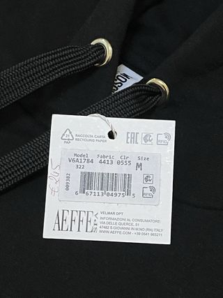 Abito felpa Moschino nero taglia M