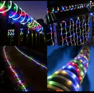 2 Ghirlanda Solari LED 300 Luci per Natale