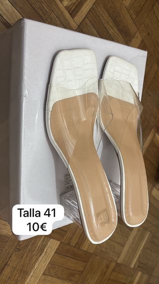 Sandalias blancas Talla 41
