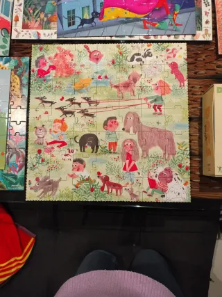 Puzzle 49 piezas Dogs Londji