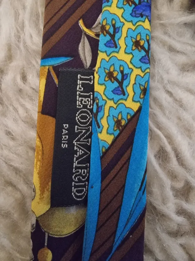 Cravatta Leonard Paris 100% Seta