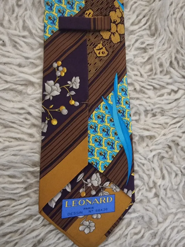 Cravatta Leonard Paris 100% Seta
