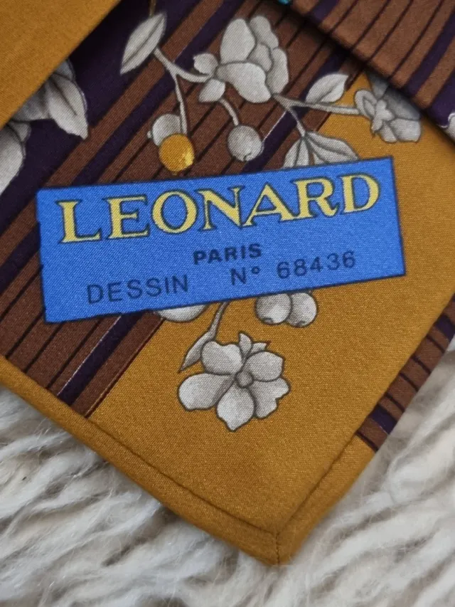 Cravatta Leonard Paris 100% Seta