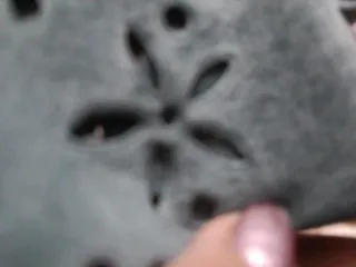 Falda larga gamuza acrílica verde. Con forro