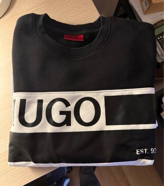 Sudadera Hugo Boss Negra y Blanca