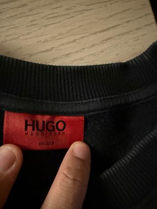 Sudadera Hugo Boss Negra y Blanca