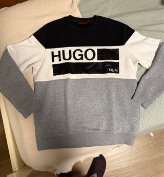 Sudadera Hugo Boss Negra y Blanca