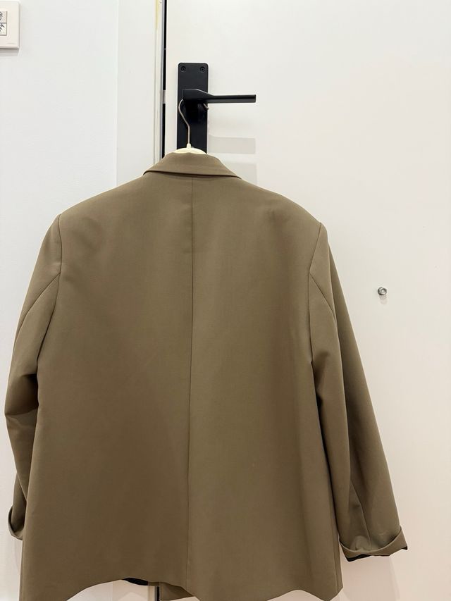 Blazer Zara Verde Oliva