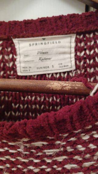 Jersey Springfield Burdeos Cenefas