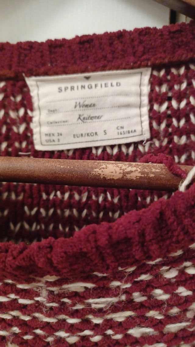 Jersey Springfield Burdeos Cenefas