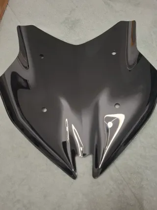 Visera para moto negra