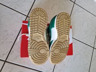 Nike Dunk Scarpe Verdi e Bianche Nuove