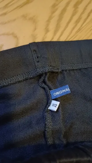 Pantaloni tuta neri con bande laterali - 10-11 y